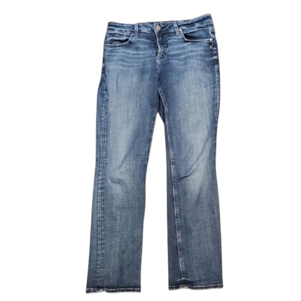 Silver Jeans Women's Straight Leg in Classic Blue